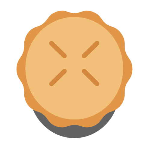 pie as rendered by Microsoft
