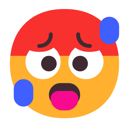 Hot Face as drawn by Microsoft in Windows 11 24h2 August 2025 Update