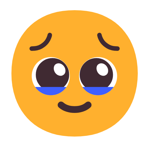 Face Holding Back Tears as drawn by Microsoft in Windows 11 24h2 August 2025 Update