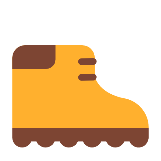 Hiking Boot as drawn by Microsoft in Windows 11 24h2 August 2025 Update