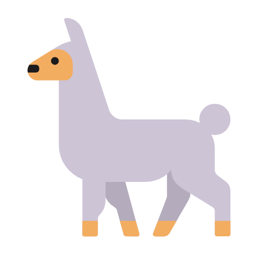 llama as rendered by Microsoft