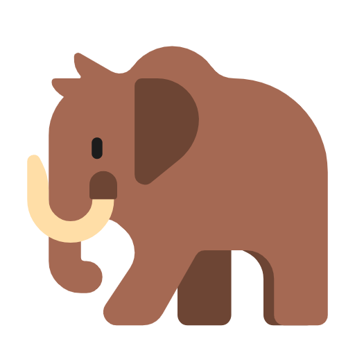 mammoth as rendered by Microsoft