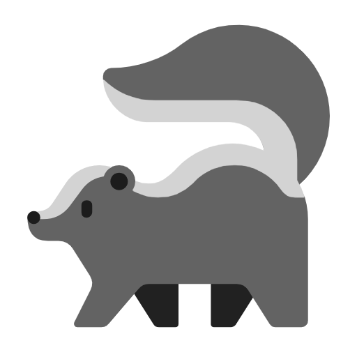 skunk as rendered by Microsoft