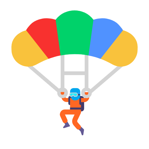 parachute as rendered by Microsoft
