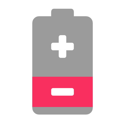 low battery as rendered by Microsoft