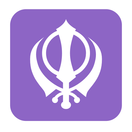 Khanda as drawn by Microsoft in Windows 11 24h2 August 2025 Update