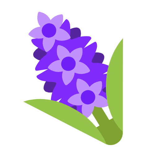 hyacinth as rendered by Microsoft
