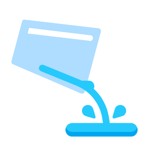 pouring liquid as rendered by Microsoft