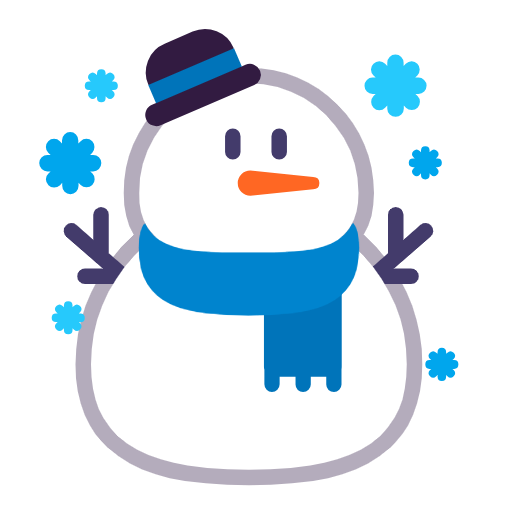 Pupazzo Di Neve as drawn by Microsoft in Windows 11 24h2 August 2025 Update