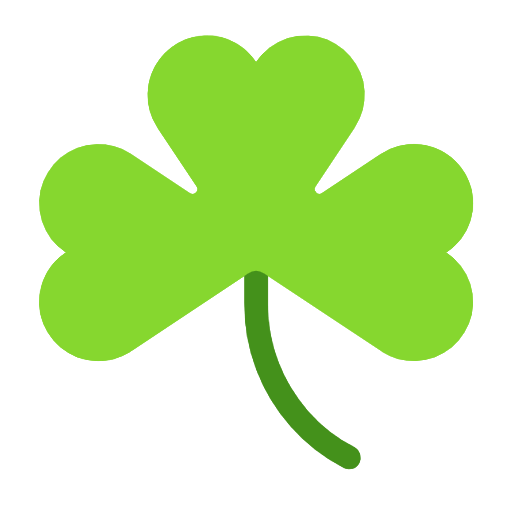 Shamrock as drawn by Microsoft in Windows 11 24h2 August 2025 Update