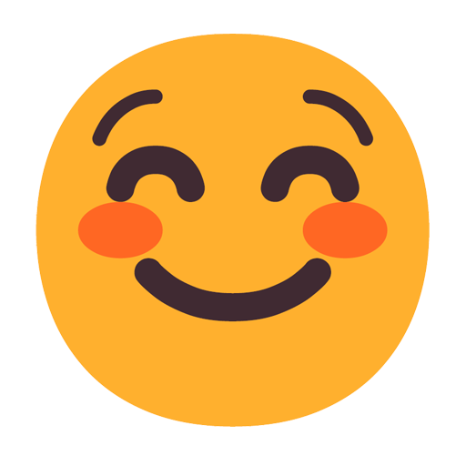 وجه مبتسم as rendered by Microsoft