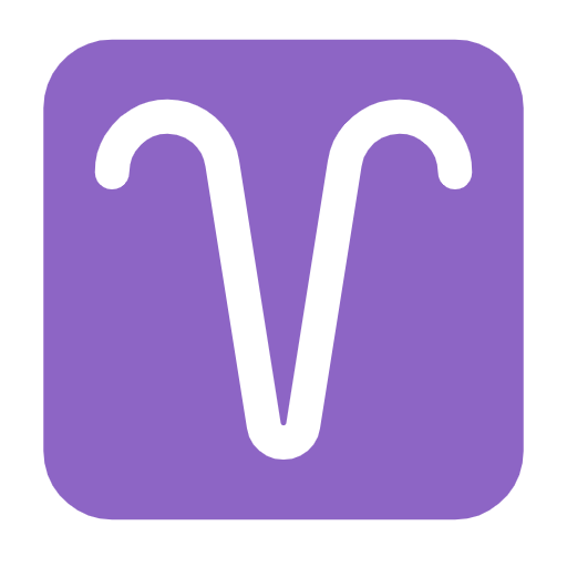 Widder (Sternzeichen) as rendered by Microsoft