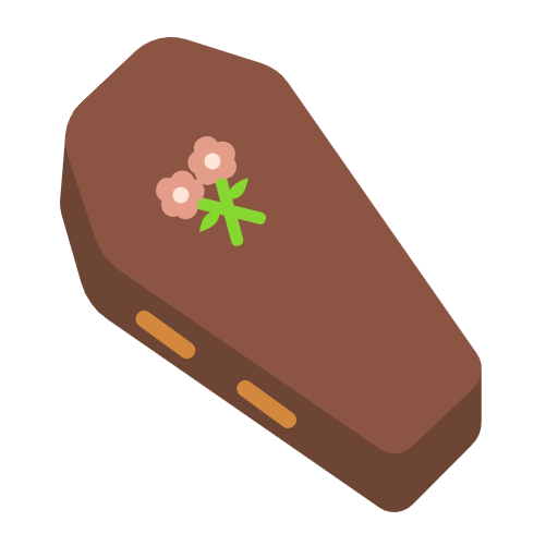 coffin as rendered by Microsoft