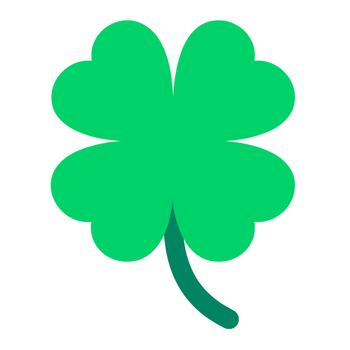 Four Leaf Clover as drawn by Microsoft in Windows 11 November 2021 Update