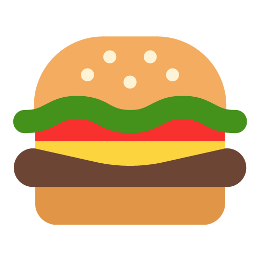 Hamburger as drawn by Microsoft in Windows 11 November 2021 Update