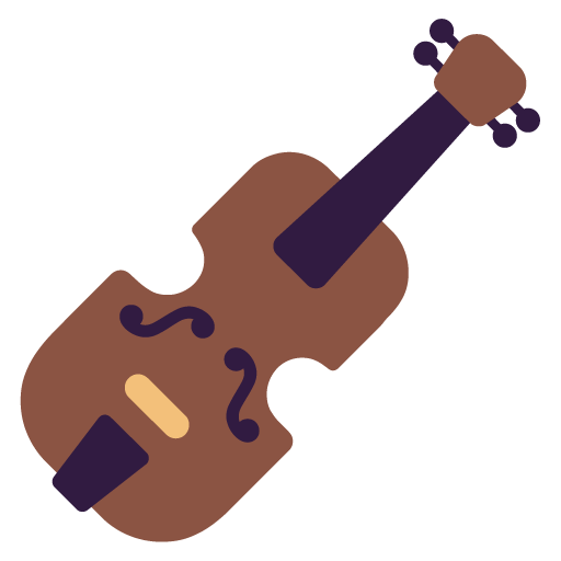 Violin as drawn by Microsoft in Windows 11 November 2021 Update