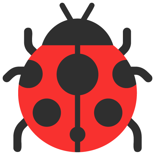 Lady Beetle as drawn by Microsoft in Windows 11 November 2021 Update