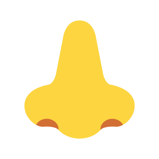 Nose as drawn by Microsoft in Windows 11 November 2021 Update