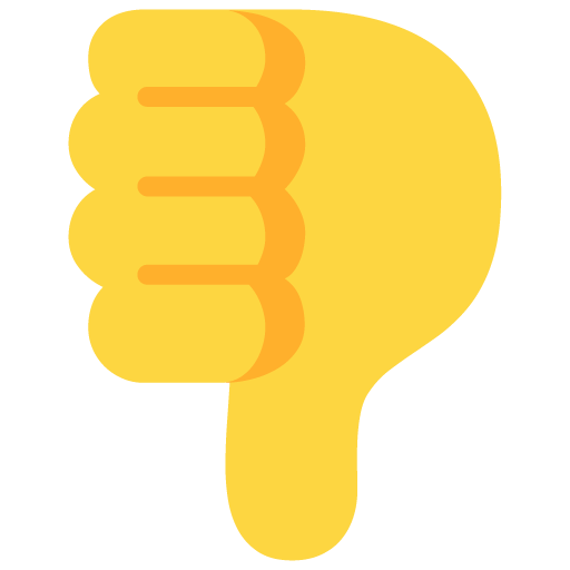 Thumbs Down as drawn by Microsoft in Windows 11 November 2021 Update