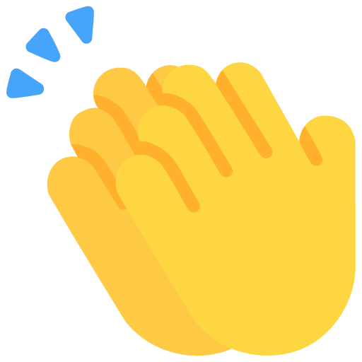 Clapping Hands as drawn by Microsoft in Windows 11 November 2021 Update
