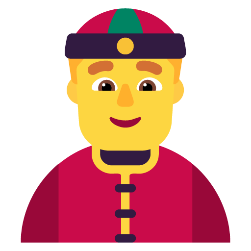 Person with Skullcap as drawn by Microsoft in Windows 11 November 2021 Update