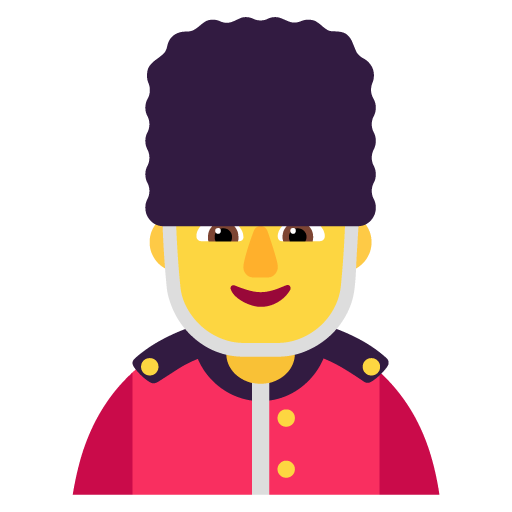 Man Guard as drawn by Microsoft in Windows 11 November 2021 Update