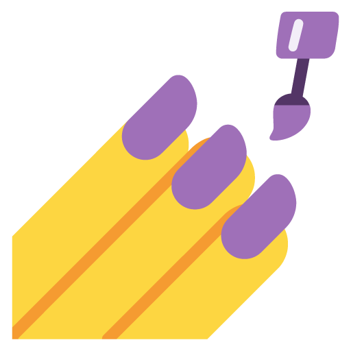 Nail Polish as drawn by Microsoft in Windows 11 November 2021 Update