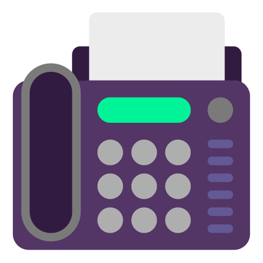 Faxgerät as drawn by Microsoft in Windows 11 November 2021 Update