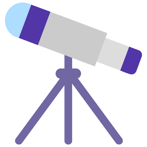 Telescope as drawn by Microsoft in Windows 11 November 2021 Update