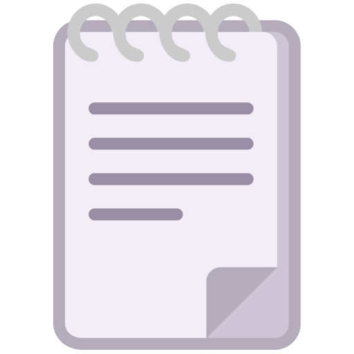 Spiral Notepad as drawn by Microsoft in Windows 11 November 2021 Update