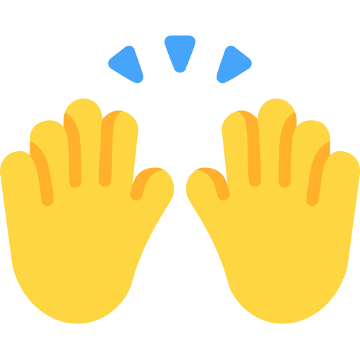 Raising Hands as drawn by Microsoft in Windows 11 November 2021 Update