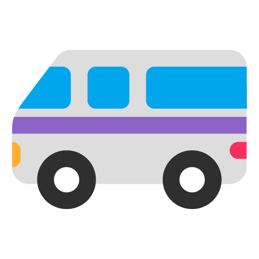 Minibus as drawn by Microsoft in Windows 11 November 2021 Update