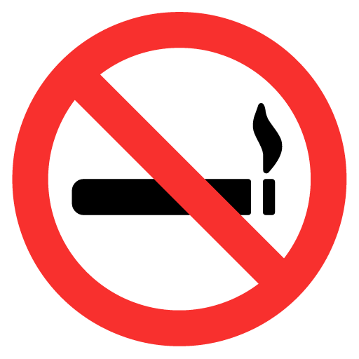 No Smoking as drawn by Microsoft in Windows 11 November 2021 Update