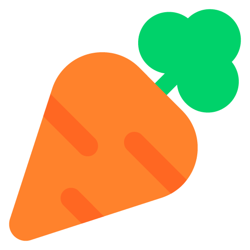 Carrot as drawn by Microsoft in Windows 11 November 2021 Update