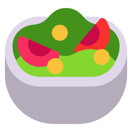 Green Salad as drawn by Microsoft in Windows 11 November 2021 Update
