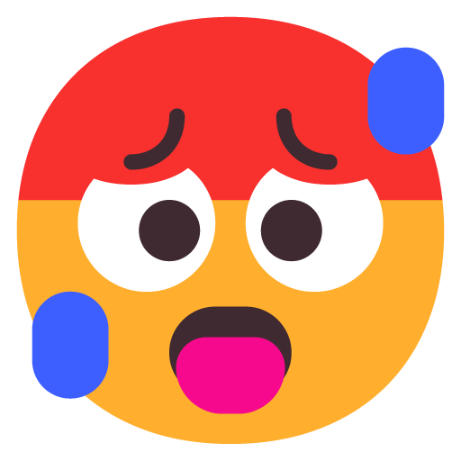 Hot Face as drawn by Microsoft in Windows 11 November 2021 Update