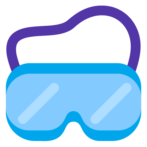 Goggles as drawn by Microsoft in Windows 11 November 2021 Update