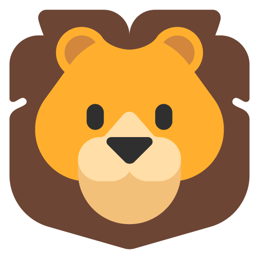 Lion as drawn by Microsoft in Windows 11 November 2021 Update