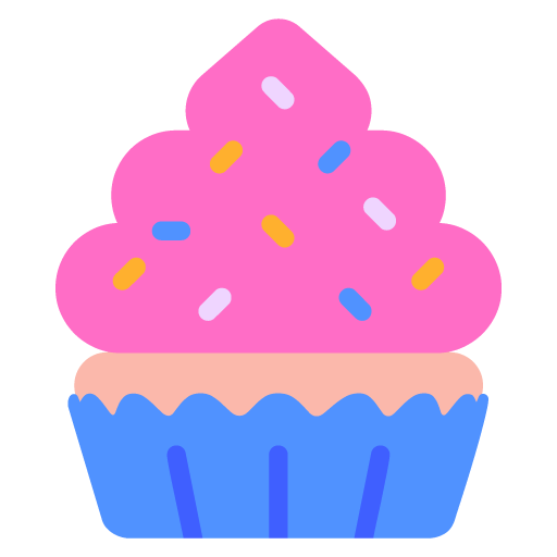 Cupcake as drawn by Microsoft in Windows 11 November 2021 Update