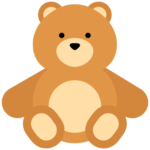 Teddy Bear as drawn by Microsoft in Windows 11 November 2021 Update