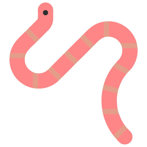 Worm as drawn by Microsoft in Windows 11 November 2021 Update