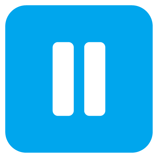 Pause Button as drawn by Microsoft in Windows 11 November 2021 Update