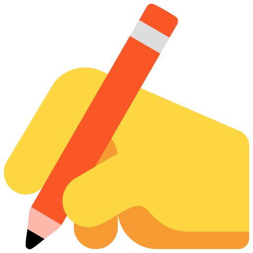 Writing Hand as drawn by Microsoft in Windows 11 November 2021 Update