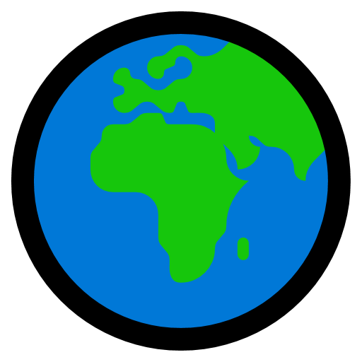 Globe Showing Europe-Africa, the design in this release