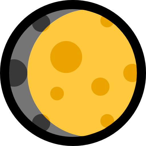 Waxing Gibbous Moon, the design in this release