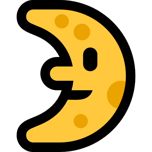 First Quarter Moon Face, the design in this release
