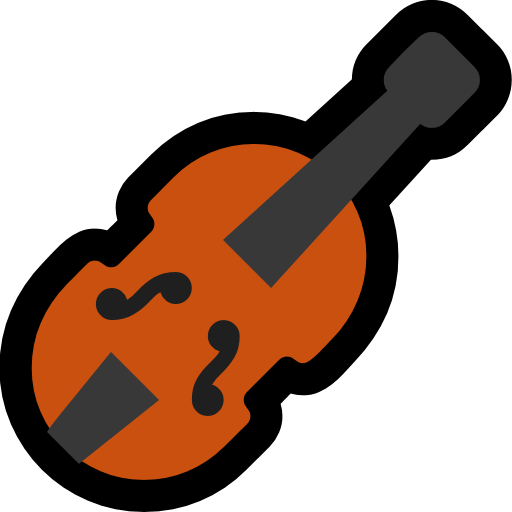 Violin as drawn by Microsoft in Windows 11