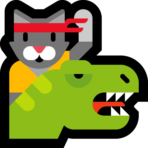 Dino Cat as rendered by Microsoft