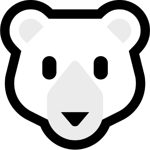 Polar Bear as drawn by Microsoft in Windows 11