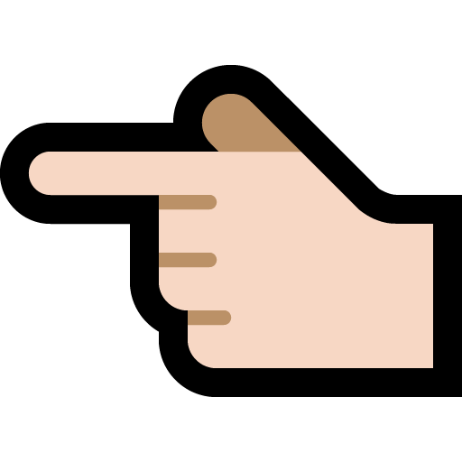 Backhand Index Pointing Left: Light Skin Tone, the design in this release